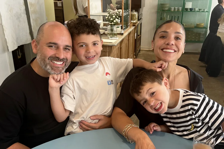 Mike with his family