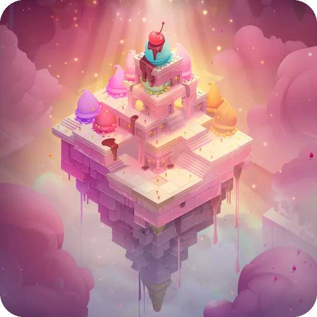 Sweet Village - pastel ice-cream world