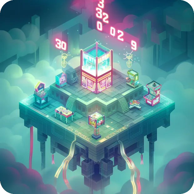 Arcade Alley - neon arcade world